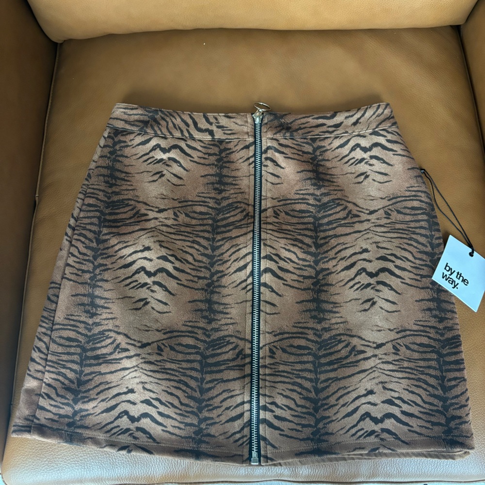 Animal print skirt